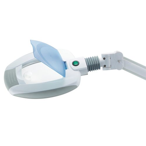 Lampă cu LED și mărire pentru îngrijire detaliată.