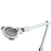 Lampa cu lup LED cu intensitate ajustabilă, ideală pentru detalii fine.