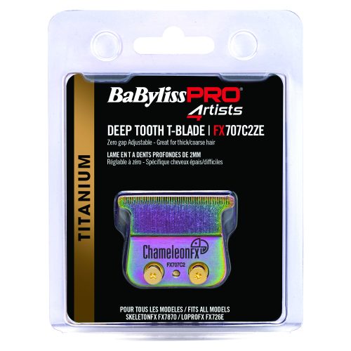 BaByliss PRO Skeleton - Pânză chamaleon DLC titan pentru precizie în hairstyling.