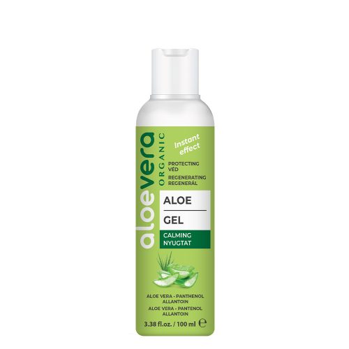 Gel organic pentru îngrijirea pielii cu Aloe Vera 100ml