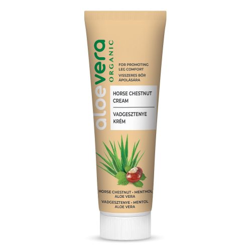 Crema organică cu Aloe Vera și Castan sălbatic 100ml