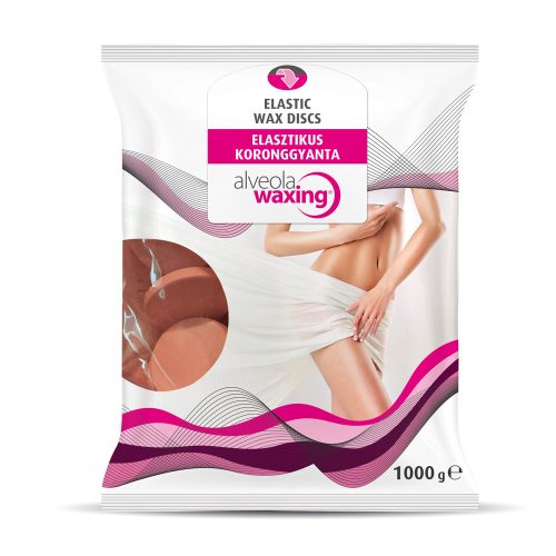 Alveola Waxing – Ceară elastică cu dioxid de titan, sac 1000g pentru epilat elegant.