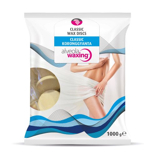 Alveola Waxing Ceară tradițională galbenă, 1000g pentru epilare eficientă