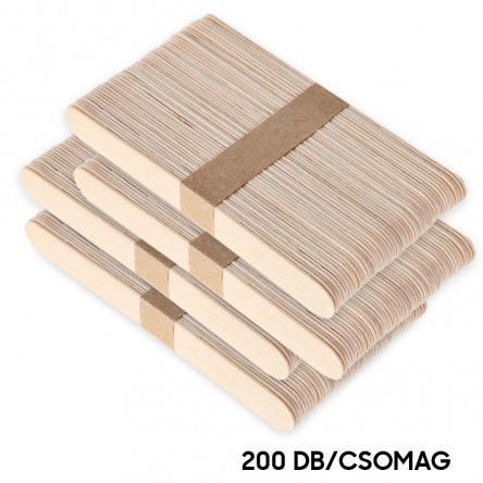 Spatule Alveola pentru Ceară - 200 bucăți/cutie, ideală pentru epilare eficientă.
