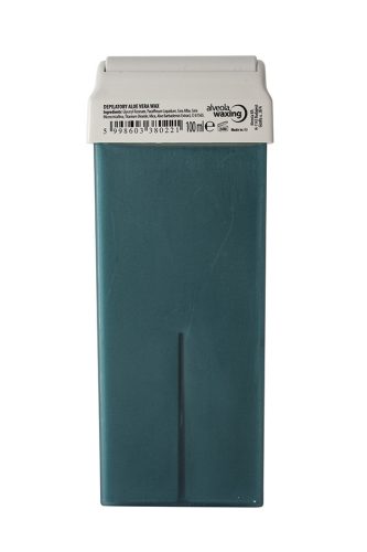 Alveola Waxing Aloe Vera - Cartuș de ceară 100ml cu cap lat pentru epilare delicată