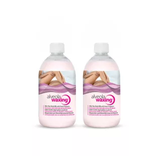   Lapte nutritiv dupa epilare cu piersici - 2 x 300 ml - Alveola Waxing