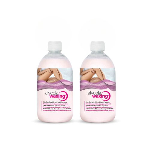 Alveola Waxing Balsam pentru îngrijire post-epilare cu piersică 2x300ml