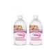 Lapte nutritiv dupa epilare cu piersici - 2 x 300 ml - Alveola Waxing