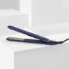 BaByliss Midnight Luxe - Placă de îndreptat părul cu titan și ceramică, albastru închis
