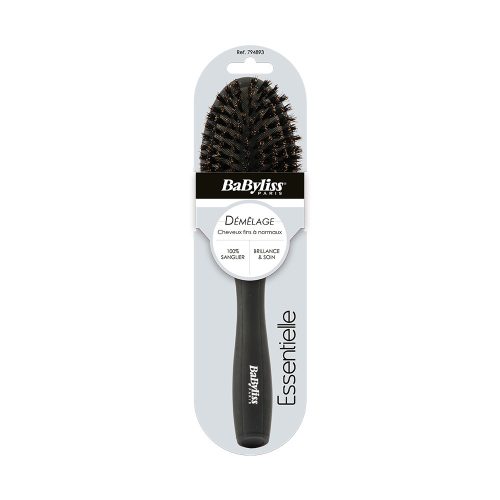 BaByliss Perie ovală cu păr natural de mistreț pentru un păr strălucitor