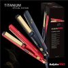 Babyliss PRO Placă de îndreptat păr din titan ionic, negru