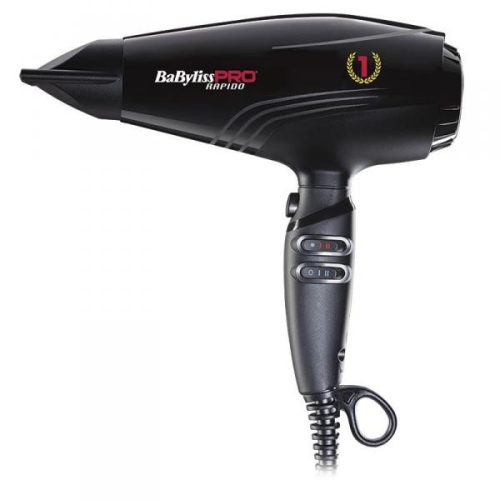 BaByliss PRO Rapido uscător de păr profesional ultra ușor 2200W pentru rezultate excelente.