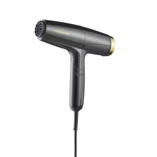   BaByliss PRO Falco - Uscător de păr 2000W, design elegant gri-auriu