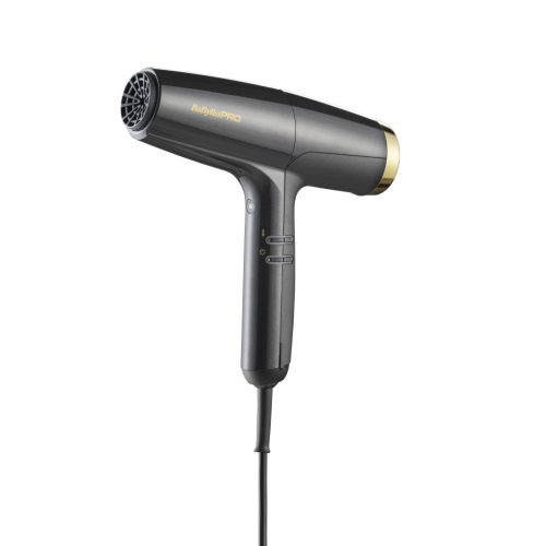 BaByliss PRO Falco - Uscător de păr 2000W, design elegant gri-auriu