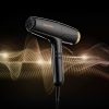 BaByliss PRO Falco - Uscător de păr 2000W, design elegant gri-auriu