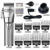 Mașină de tuns BaByliss PRO ChromFX, fără fir/ cu fir, argintie - stil și performanță!