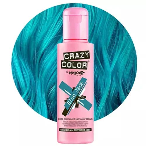 Crazy Color vopsea de păr 100ml No.67 - Jade Albastru