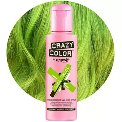 Crazy Color vopsea de păr 100ml No.68 - Lime Twist