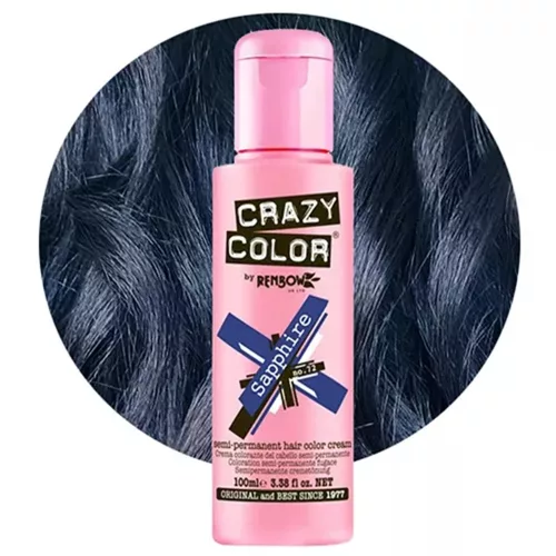 Crazy Color nuanță de păr 100ml Nr.72 - Safir