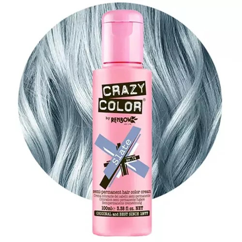 Crazy Color vopsea de păr 100ml Nr.74 - Gri închis