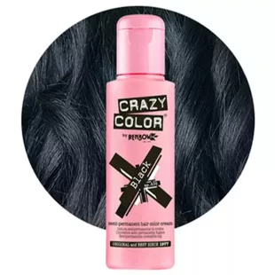 Crazy Color vopsea de păr 100ml No.030 - Negru