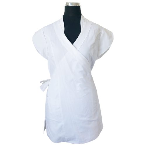 Uniformă cosmetică cu buzunar S
