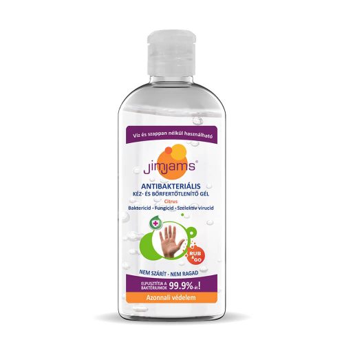 JimJams Gel antibacterian pentru dezinfectarea mâinilor și pielii 100ml