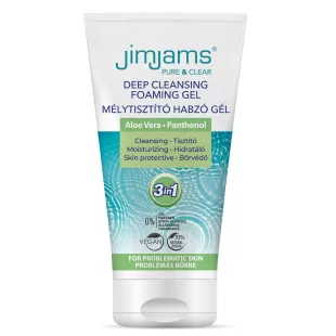   JimJams Gel spumant pur și clar pentru curățare profundă 150ml