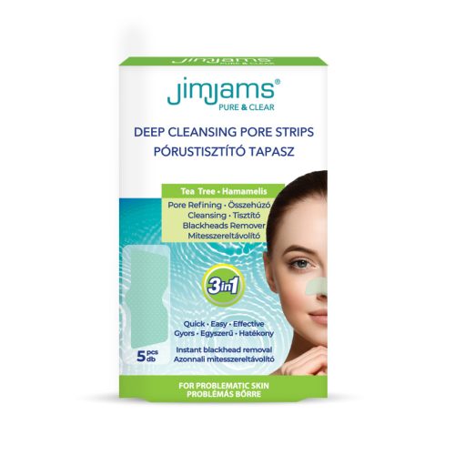 JimJams Pure & Clear - 5 buc plasturi pentru curățarea porilor