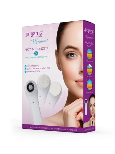 JimJams VIBRASONIC Set pentru Curățarea Feței