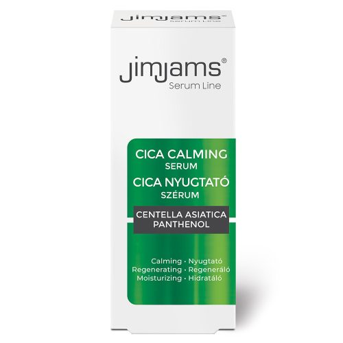 Serumul JimJams Line CICA - Ser Comunicator de 30ml pentru o piele calmă și hidratată.
