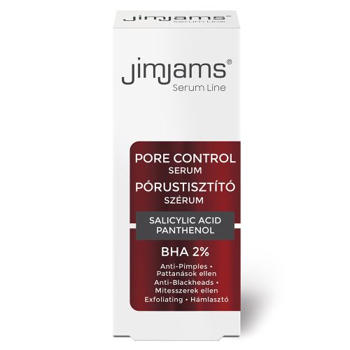 Serumul JimJams pentru curățarea porilor cu 2% acid salicilic, 30ml