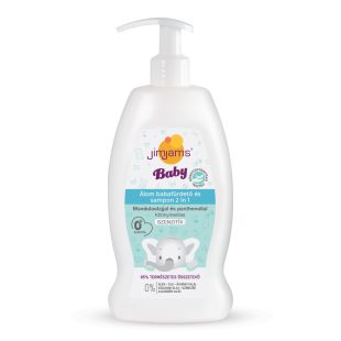   JimJams Baby Spumă pentru baie și șampon 2în1 400ml pentru o îngrijire delicată.