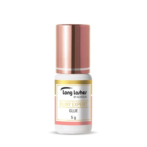 Lipici Long Lashes Ruby Expert 5g pentru îmbunătățirea genelor.