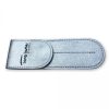 Căsuță pentru pensete Long Lashes - argintie, elegantă și practică pentru gene false.