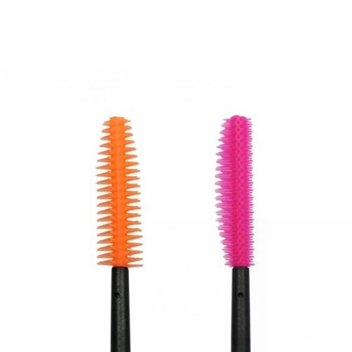 Long Lashes perii din silicon de unică folosință - portocalii 10buc/pachet