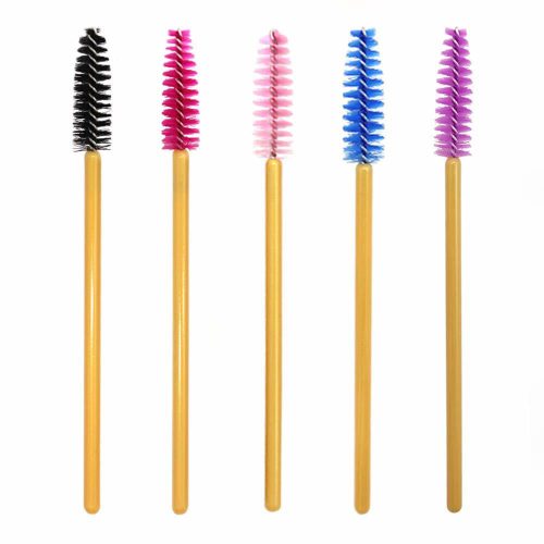 Pieptene pentru gene Long Lashes - 25 buc/pachet, aurii și negre, pentru un look elegant.