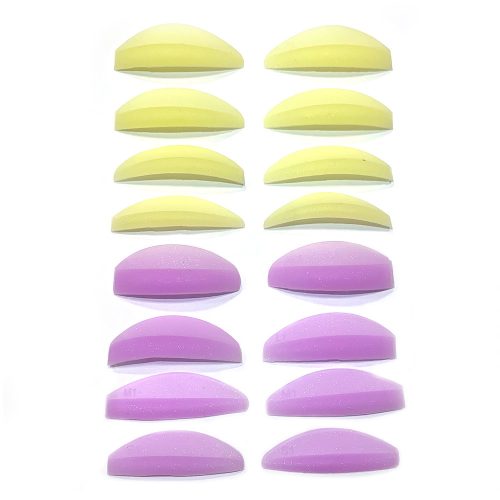 Set de 8 pereți din silicon Long Lashes Pro Lifting - S-XL pentru gene perfect ridicate.