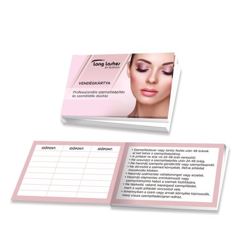 Long Lashes Carduri pentru Oaspeți (20 buc/pachet)