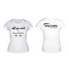 Tricou alb Long Lashes 'All you need' - confort și eleganță în fiecare zi.