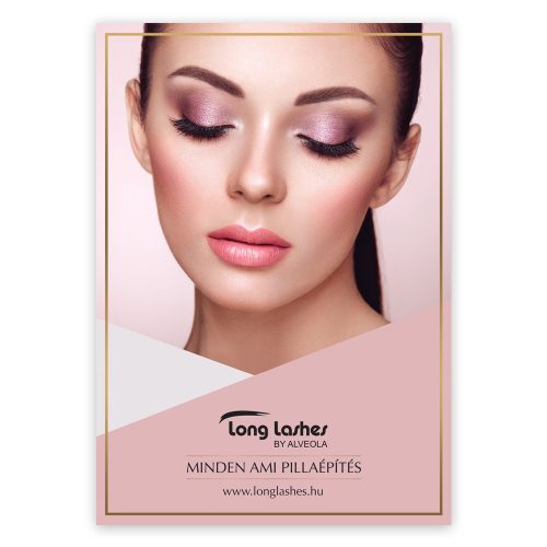 Long Lashes Plakát - Totul despre extinderea genelor elegante
