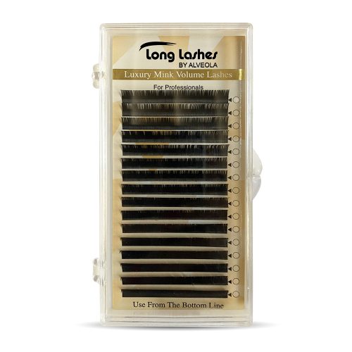 Long Lashes Luxury Mink Volume gene false pentru volum și lungime 10mm