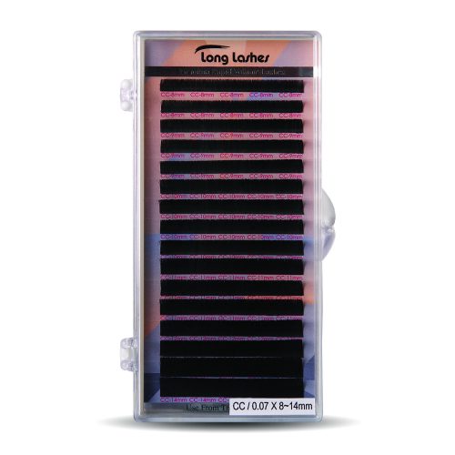 Long Lashes Premium - Genele lungi cu volum rapid CC/0,07 7-13mm pentru un aspect atrăgător.