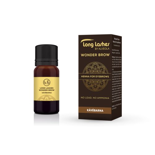 Long Lashes WonderBrow Henna vopsea pentru sprâncene - Cafea Închisă 4g