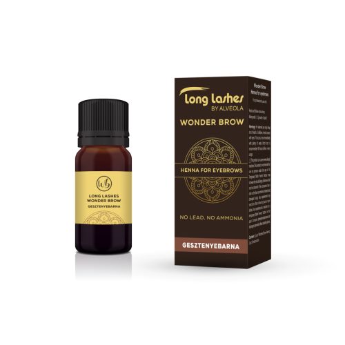 Long Lashes WonderBrow Henna vopsea pentru sprâncene - Castaniu 4g