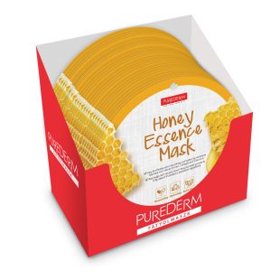   Masca cu miere PureDerm, 24 buc/cutie - Tratament hidratant și revitalizant!