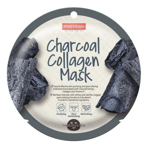 Masca cu carbon activ PureDerm pentru o curățare profundă a pielii