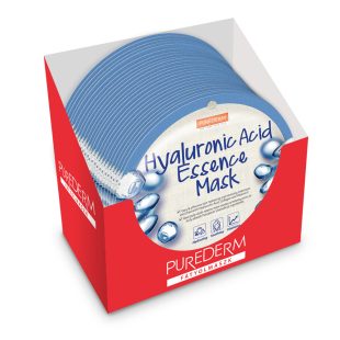   Masca cu Acid Hialuronic PureDerm - 24 buc/cadou pentru o hidratare intensă.