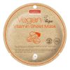 PureDerm masca vegană cu vitamine 3 în 1 pentru o piele radiantă
