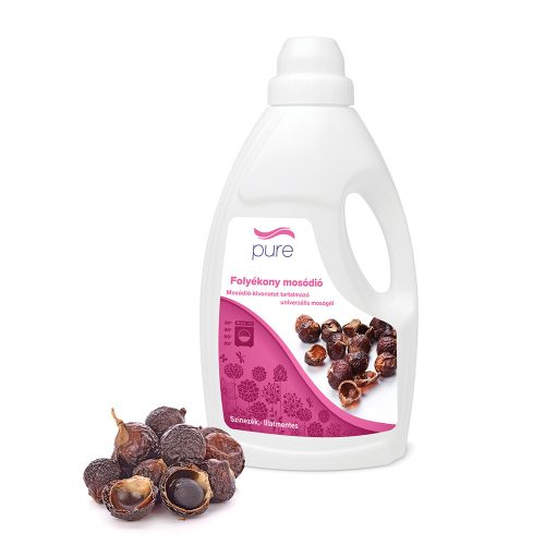 Pure săpun lichid din nuci de spălat 1.5 litri – curățare naturală și eficientă.